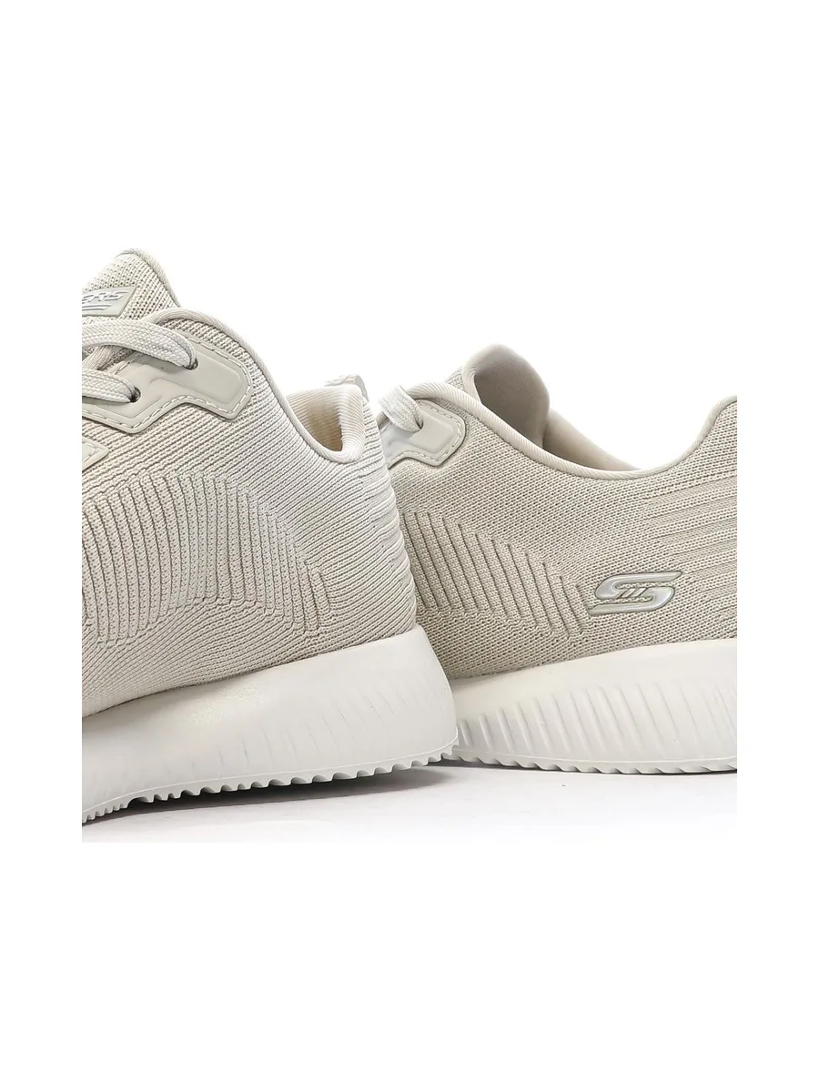 Baskets Beiges Femme Skechers Bobs Squad Tough Talk 7