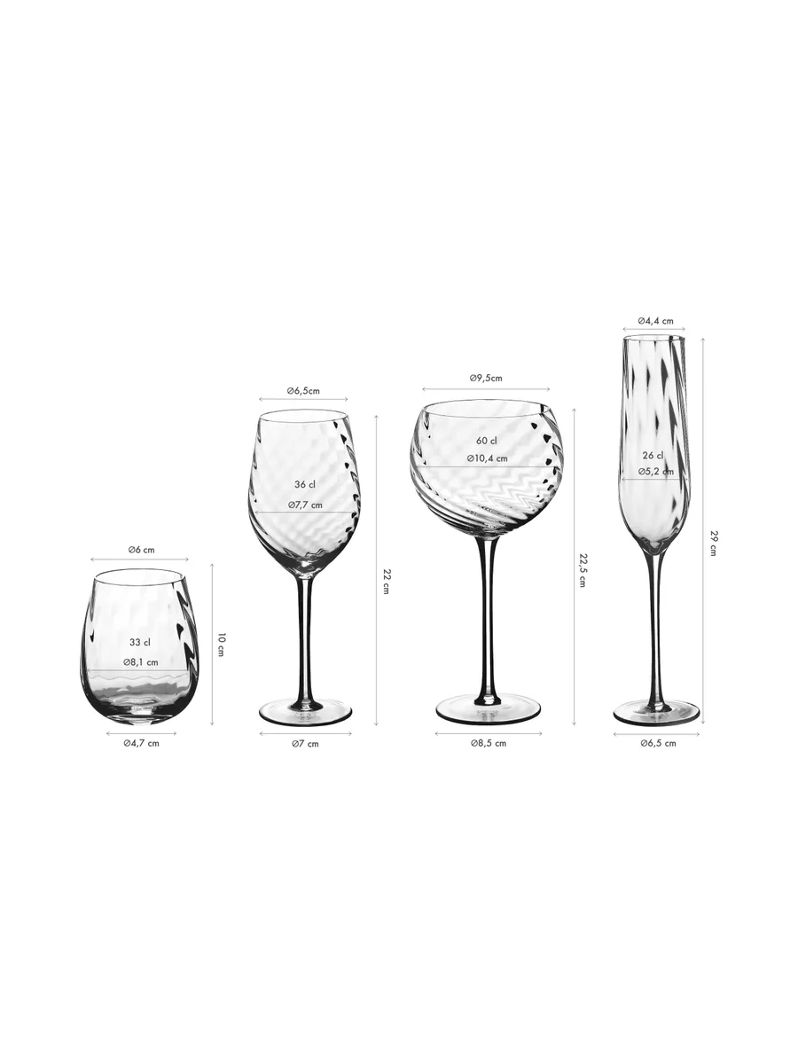 Set de verres complet STEN - 24 pièces 3