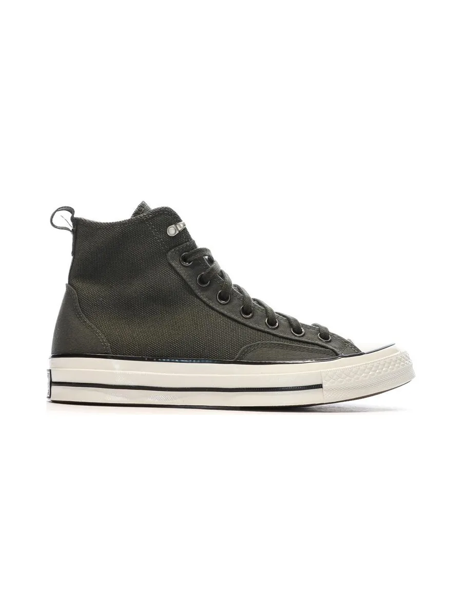 Baskets Noires Homme Converse Chuck 70 Jungle Cloth 3
