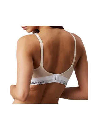 Soutien Gorge Beige Femme Calvin Klein Jeans Sandshell 2