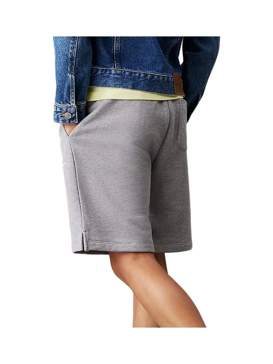 Short Gris Garçon Calvin Klein Jeans Monogram Relaxed 2