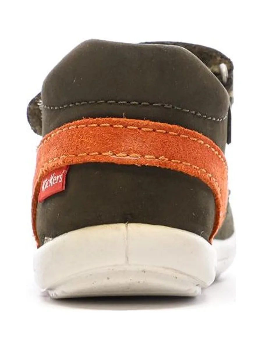 Sandales Kaki Garçon Kickers Salome 4