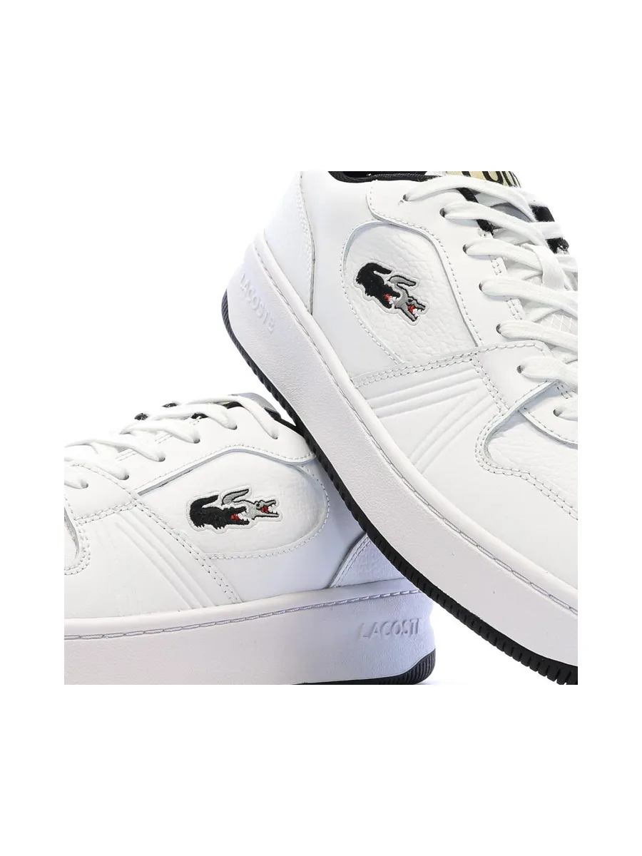 Baskets Blanc/Noir Homme Lacoste L001 8