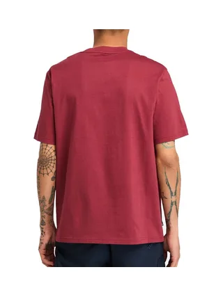 T-Shirt Bordeaux Homme Timberland Sleeve 2