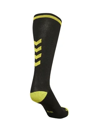 Paire de Chaussettes Noire/Jaune Homme Hummel Elite Indoor 2
