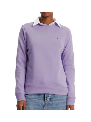 Sweat Violet Femme Tommy Hilfiger Flag Crew 1