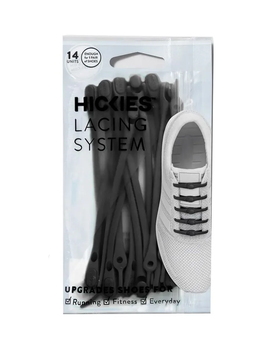 Lacets chaussures Noirs Hickies LACE 2