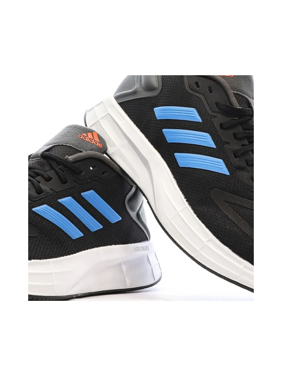 Chaussures de running Noires/Bleu Homme Adidas Duramo 10 8