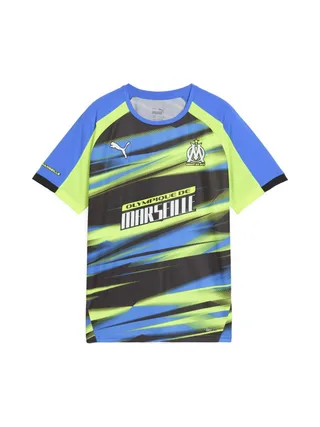 Maillot de Football Bleu/Vert Mixte Puma Om Faster 1