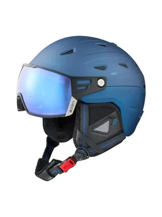 Casque de Ski à Visière Bleu Mat Mixte Cairn 1