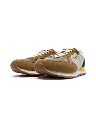 Baskets Noir/Camel Homme Pepe jeans Brit Prints 6