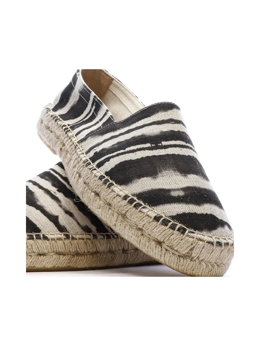 Espadrilles Noires/Beiges Homme Pare Gabia Anitz 8