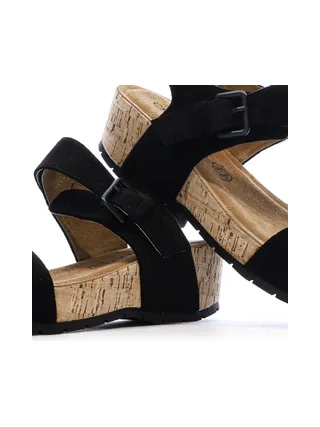 Sandales Noires Femme Chattawak Laspinas 7