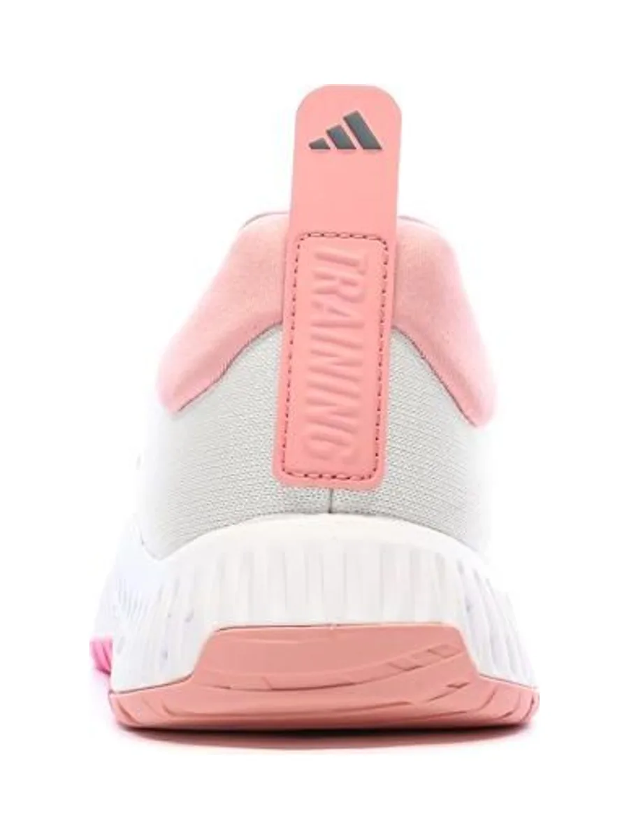 Baskets Blanches/Roses Femme Adidas Everyset Trainer 4