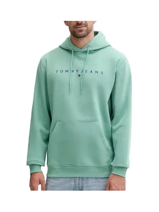 Sweat Vert Homme Tommy Hilfiger Linear 1