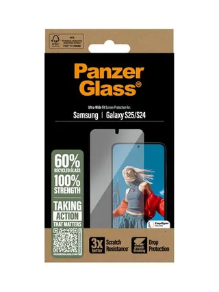 PanzerGlass ® Screen Protector Samsung Galaxy S25 | S24 | Ultra-Wide Fit 3