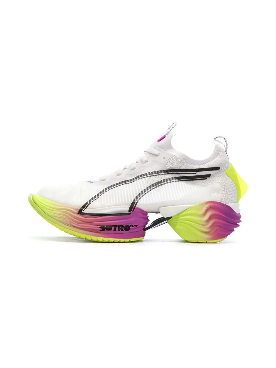 Chaussures de running Blanches/Rose Homme Puma Fast-r Nitro Elite 2 2