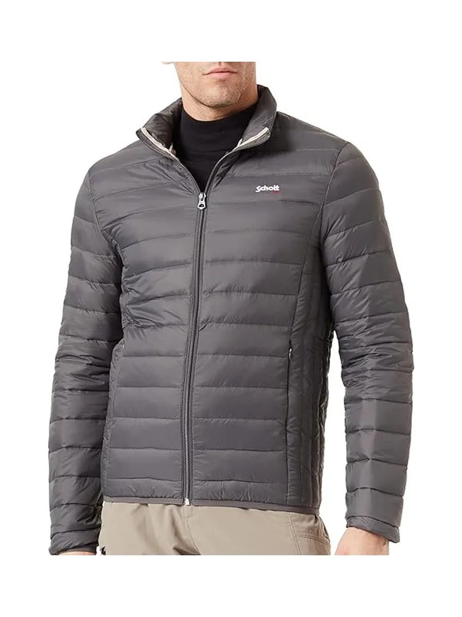 Doudoune Grise Homme Schott Doudoune OAKLANDRS 2