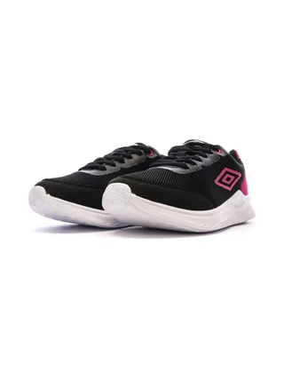 Baskets Noir/Rose Femme Umbro Nateo 6