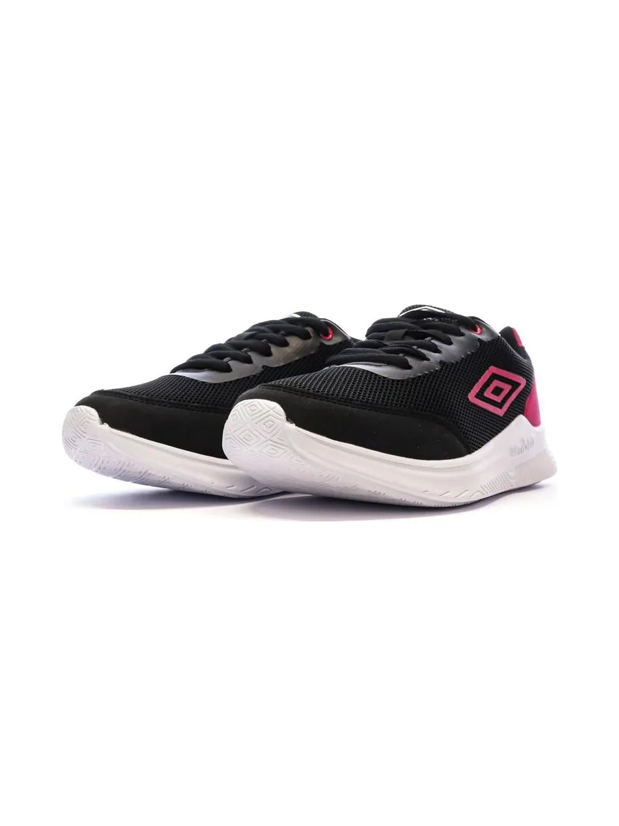 Baskets Noir/Rose Femme Umbro Nateo 7