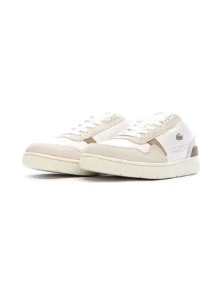 Baskets Blanches/Marron Femme Lacoste 43SFA0009 6