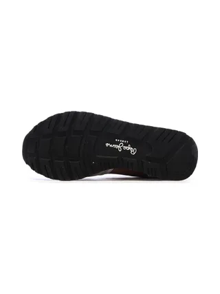Baskets Bordeaux/Gris Femme Pepe jeans Marlon 5