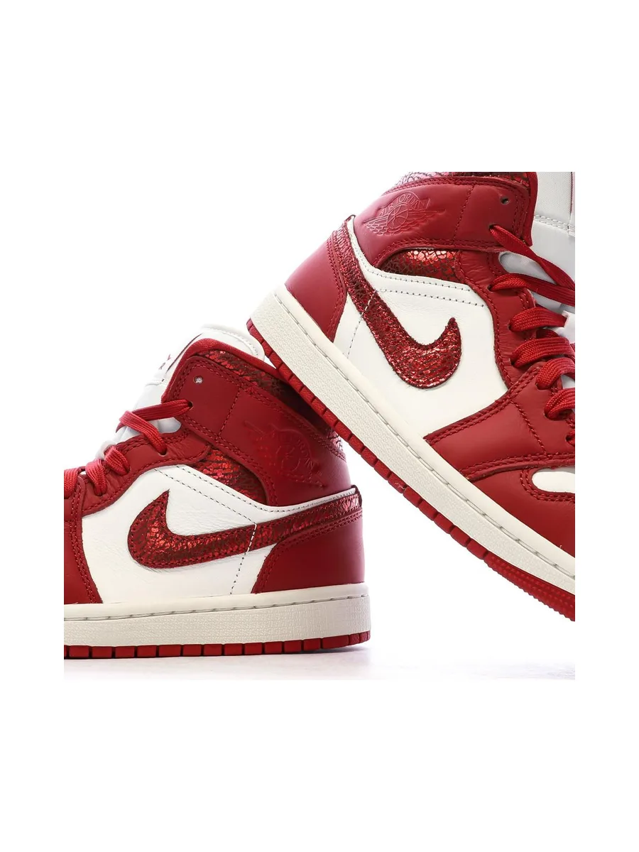 Air Force One Baskets Rouges/Blanches Femme Nike 8