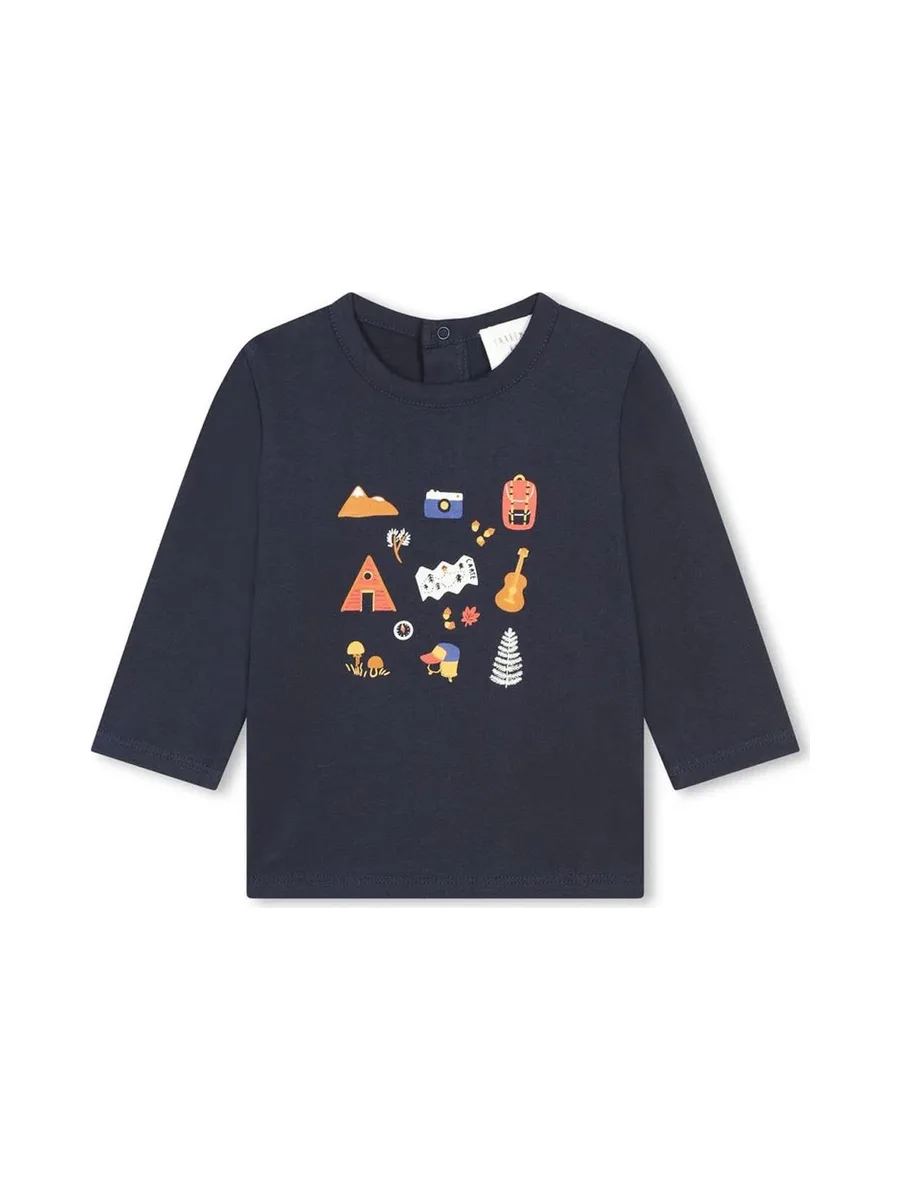 T-shirt Marine Bébé Garçon Carrément Beau Y30286 1