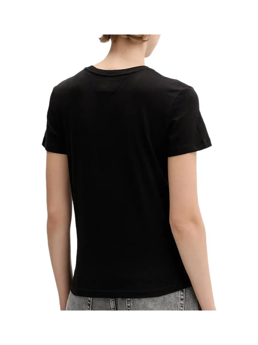 T-shirt Noir Femme Tommy Hilfiger Tjw Reg Essential 2