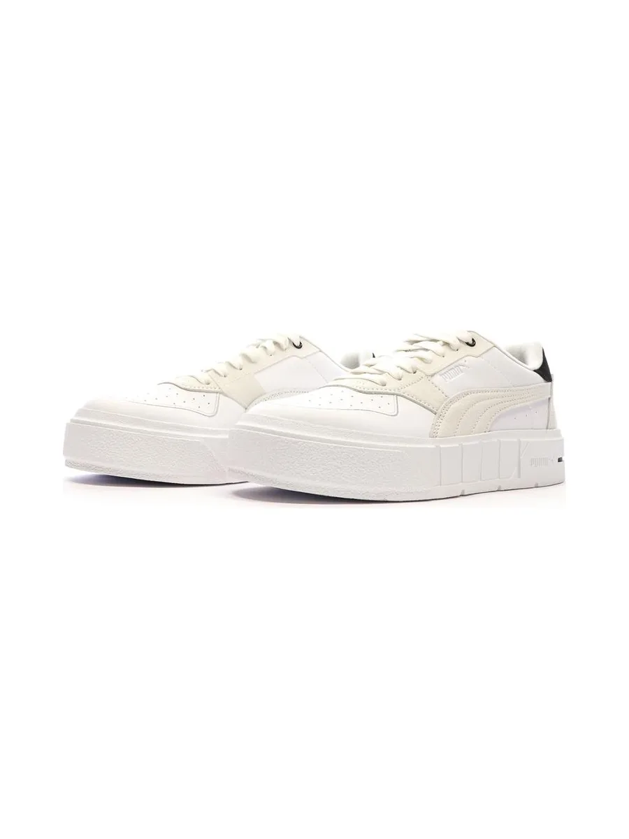 Baskets Blanches/Ecru Femme Puma Cali Court Pure 6