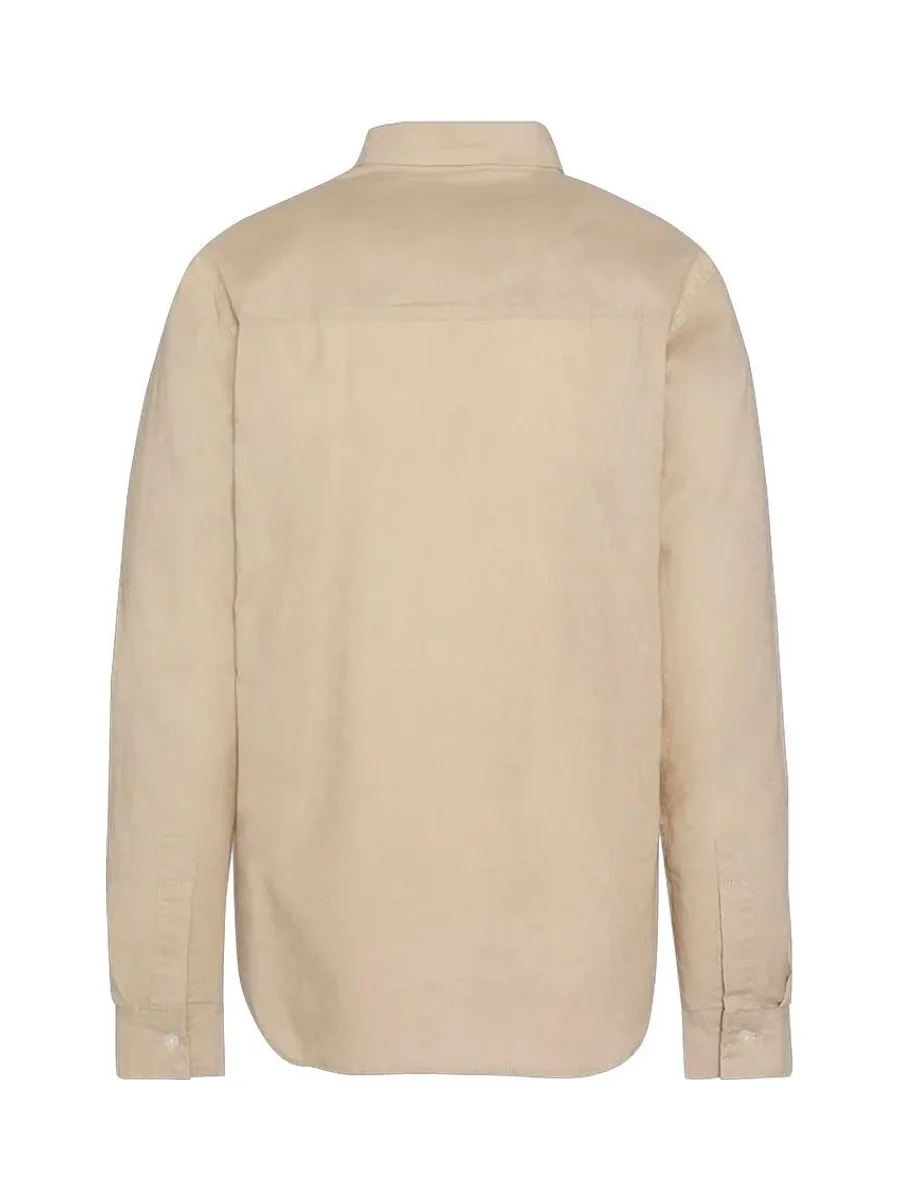 Chemise Beige Homme Schott SHROML 2
