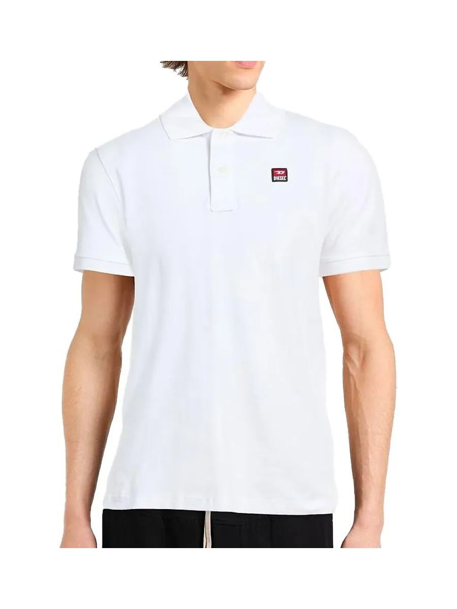 Polo Blanc Homme Diesel Smith A19714 2