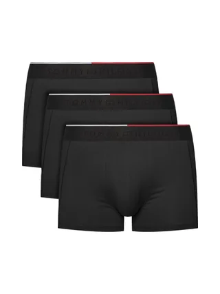 x3 Boxers Noirs Homme Tommy Hilfiger 03388 1