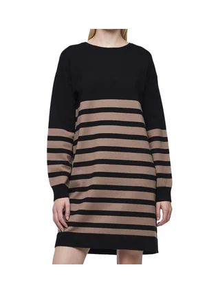 Robe Noir/Marron Femme Pieces Penelope 1