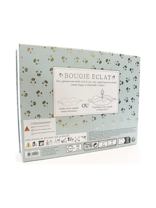 Set Coupelle Feuille et Cire Perle Magnolia 2