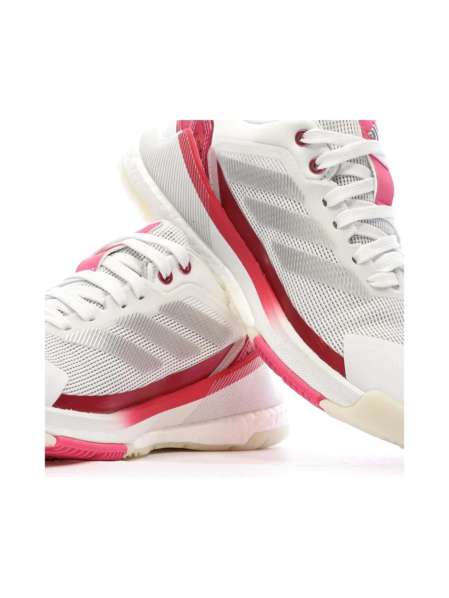 Chaussures de padel Blanc/Rose Femme Adidas Crazyquick Boost Padel 8
