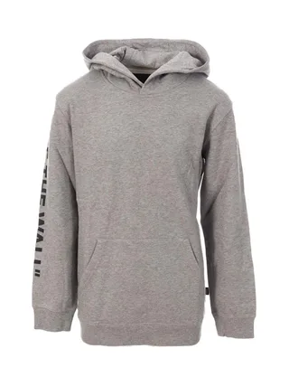 Sweat Gris Garçon Vans Logo Fleece Hoodie Heather 1