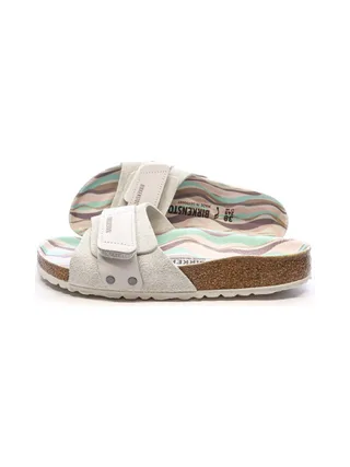 Sandales Grises Clair Femme Birkenstock Arizona 1