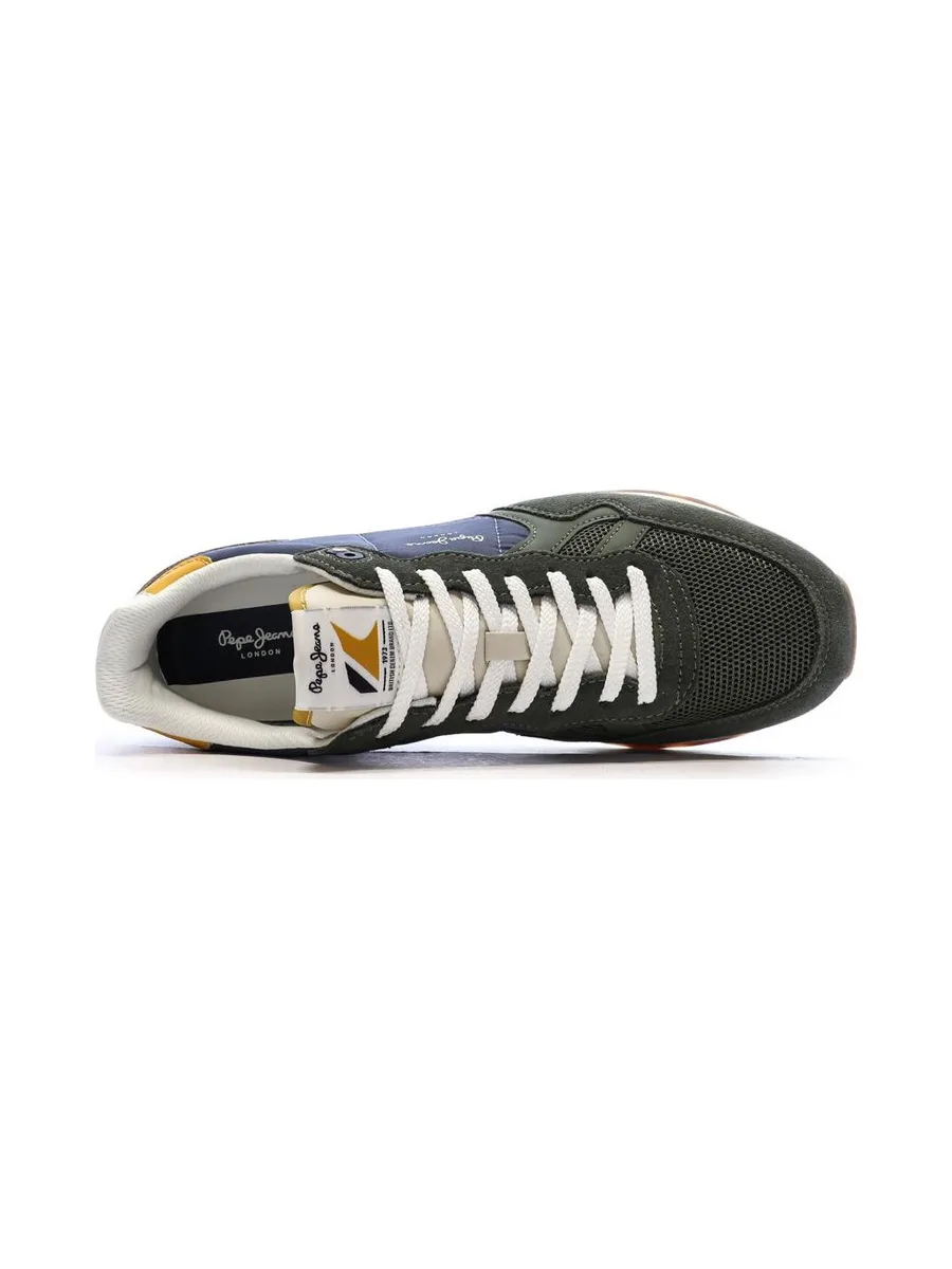 Baskets Vertes Homme Pepe jeans Brit Prints 5