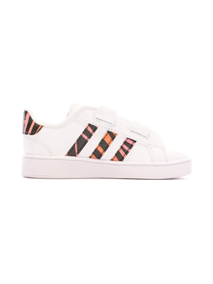 Baskets Blanche Garçon Adidas Grand Court Cf I 2