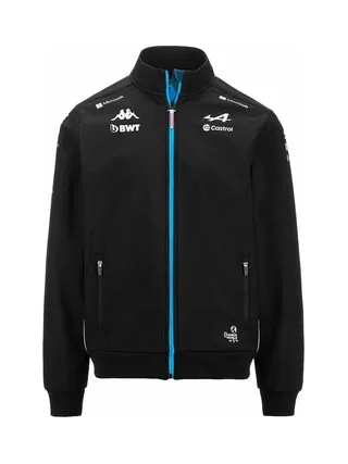 Veste Noire Garçon Kappa Amdacy Alpine F1 1