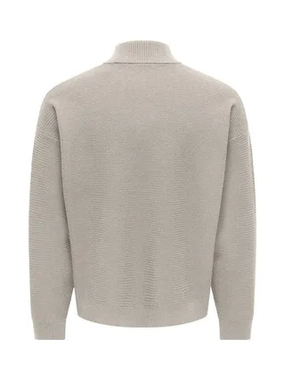 Pull Camionneur Beige Homme Only & Sons Carter 2