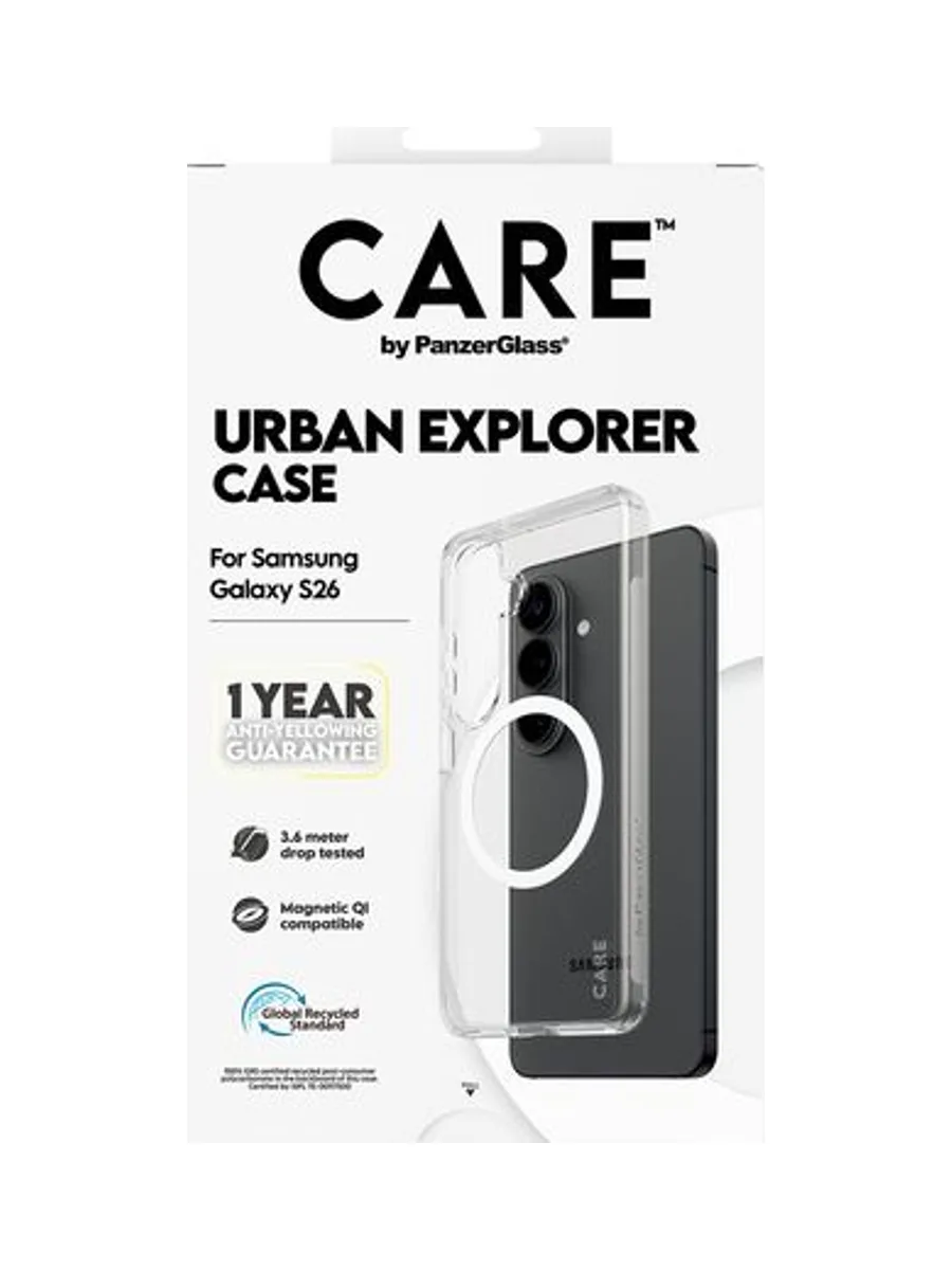 PG CARE Samsung S26 Urban clear/white Qi 3