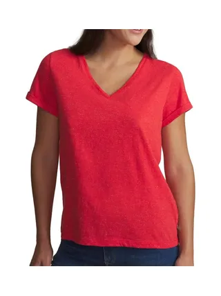 T-shirt Rouge Femme TBS ADINATEE 29418 1