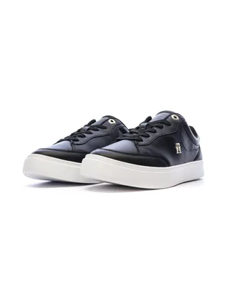 Baskets Noires Femme Tommy Hilfiger Essential Chic Court 6