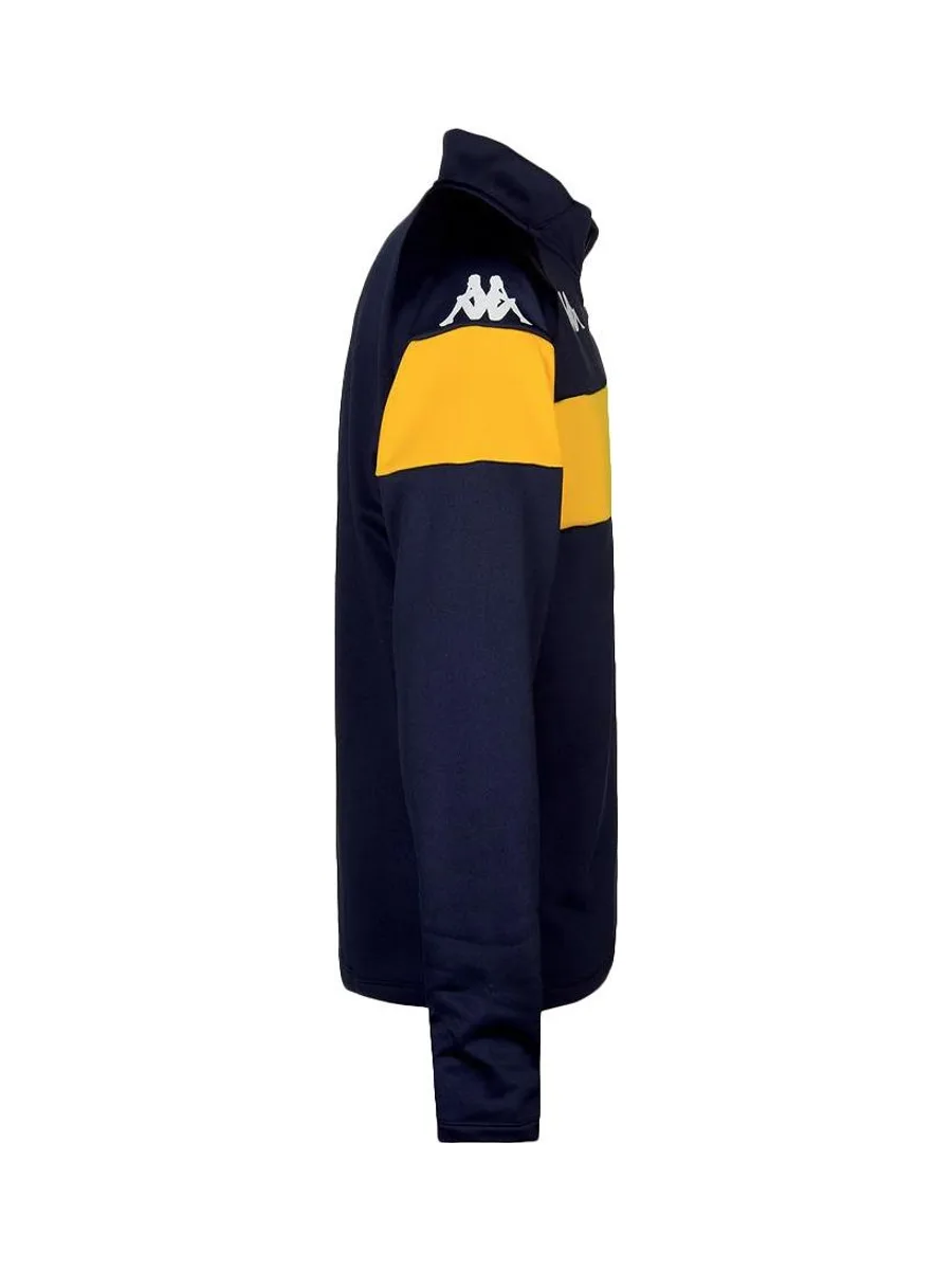 Sweat Noir/Jaune Homme Kappa Dovare 3