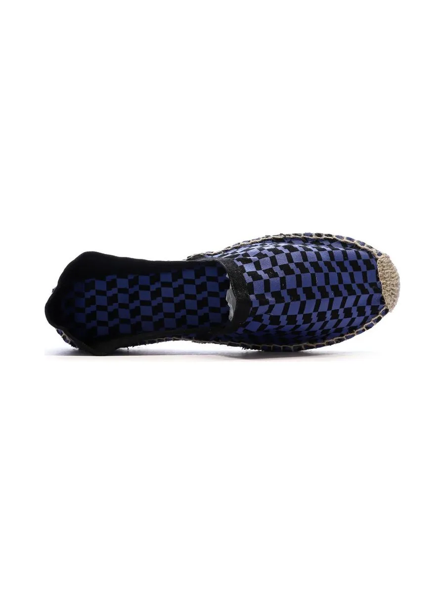 Espadrilles Damier Bleu/Noir Homme Ushuaia Dimitri 5
