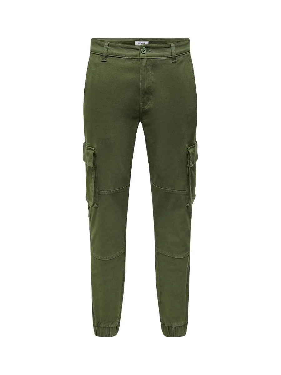 Pantalon Cargo Kaki Homme Only & Sons Onscam Life 2
