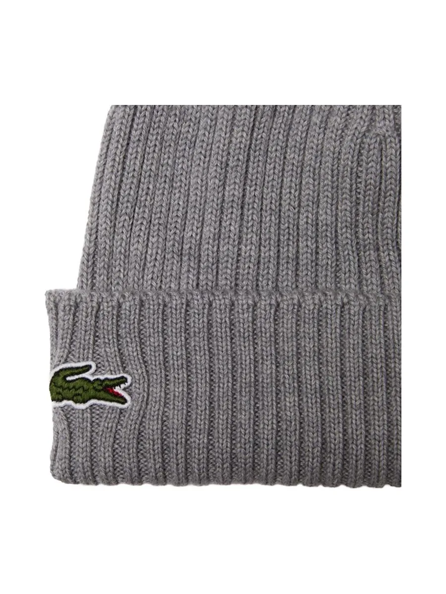 Bonnet Gris Homme Lacoste hjm 3
