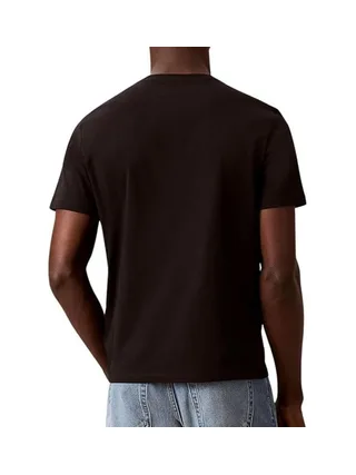 T-Shirt Noir Homme Calvin Klein Jeans LV04RG800G 2